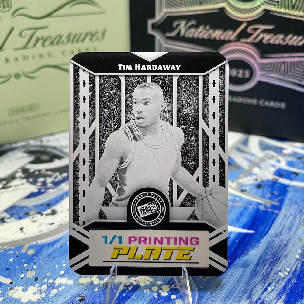Tim Hardaway 2024 Leaf Basketball 1/1 Printing Plate
